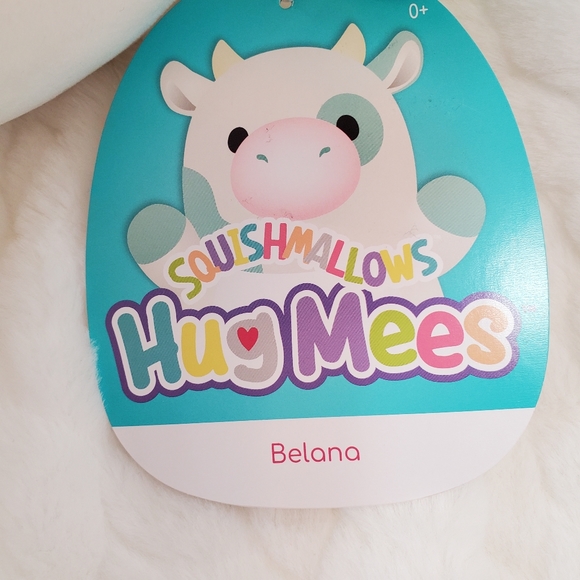 BNWT Belana the Cow Easter Squishmallow Hugmees 14 Inch - Picture 4 of 7